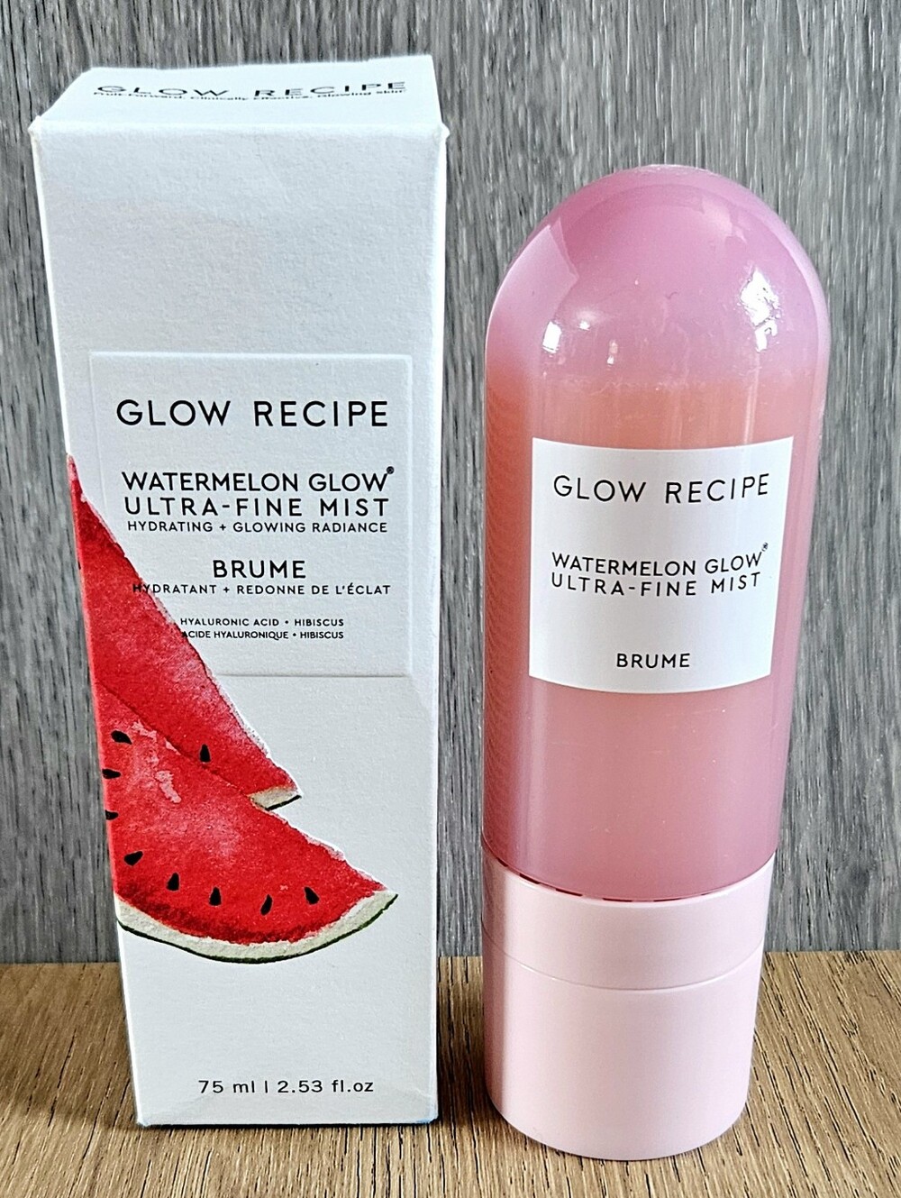 GLOW RECIPE Watermelon Glow Ultra Fine Mist NEW MSRP $29 75ml 2.53 Oz 4 Dryness